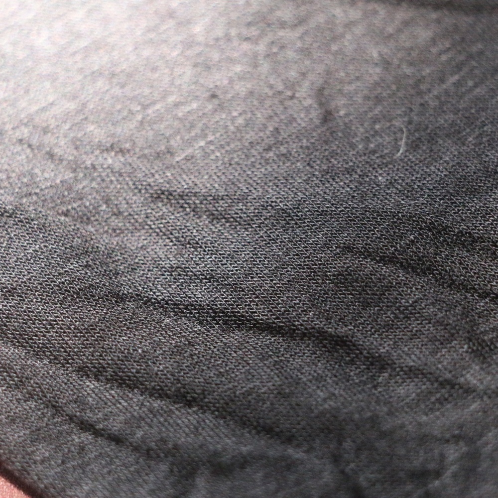 BURGUNDY AND BLACK "J'ADORE" SILVER GRAPHIC HOODIE - Picture 8 of 8